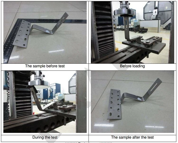 SGS test report of adjustable slate roof solar hook