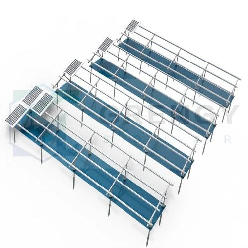 Vertical row double poles solar bracket(001) Vertical row double poles solar bracket(001)