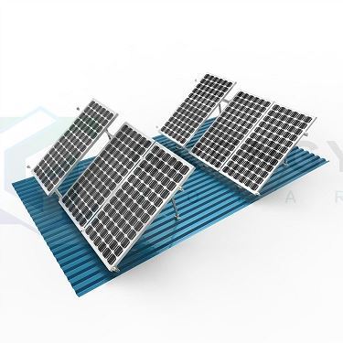 T shape clamp for corrugated roof