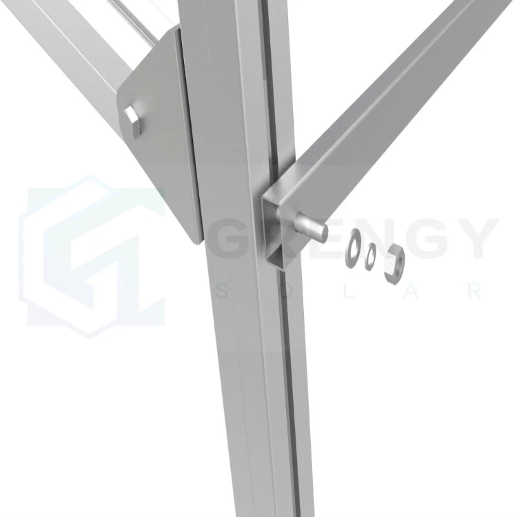 support component of solar farm racking