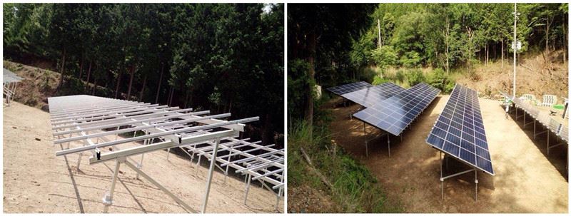 alumibum solar mounting system