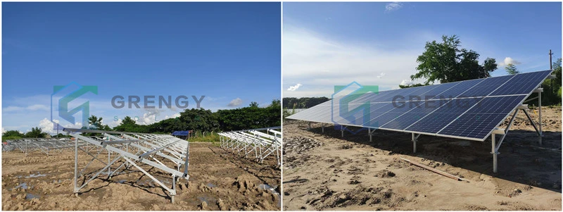 aluminum solar ground project