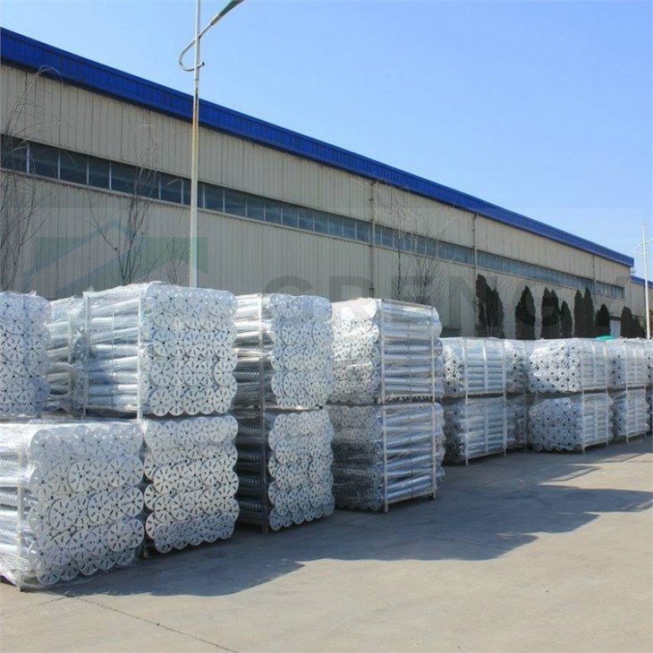 after packaging of adjustable screw pile with little blades