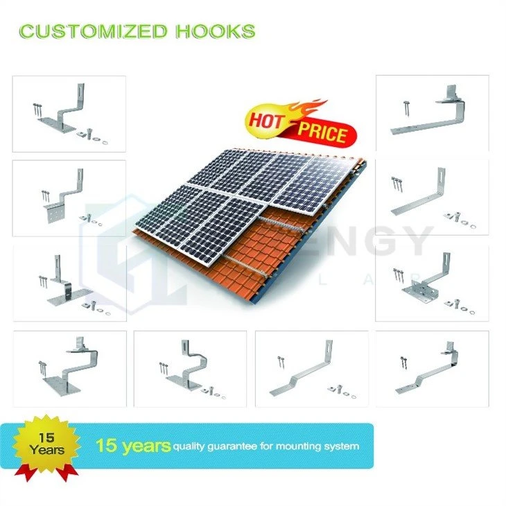 solar brackets for tile roof