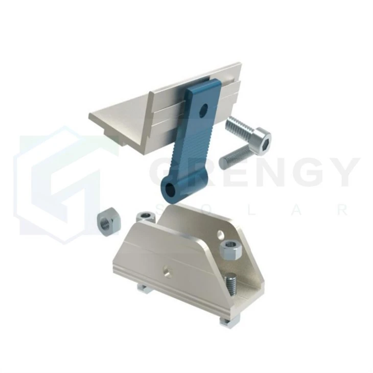 front leg of ballast solar racking