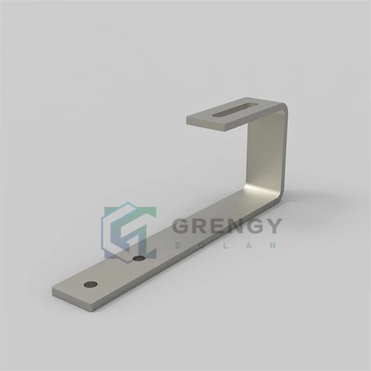PV Hook Solar Racking For Tile Toof