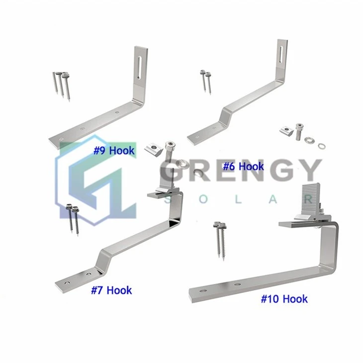 PV Module Solar Hook For Solar Mounting Brackets
