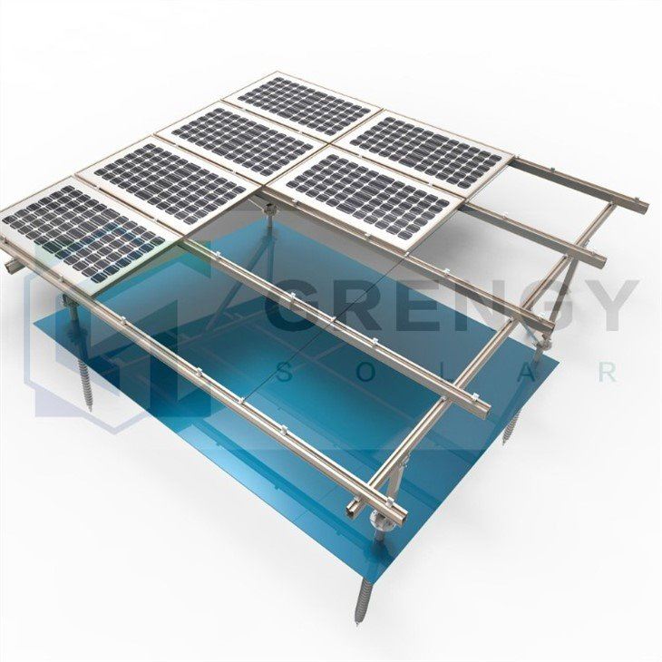 Einreihige Solarhalterungen