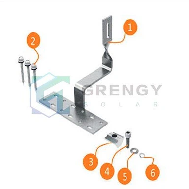 Solarhaken aus Edelstahl