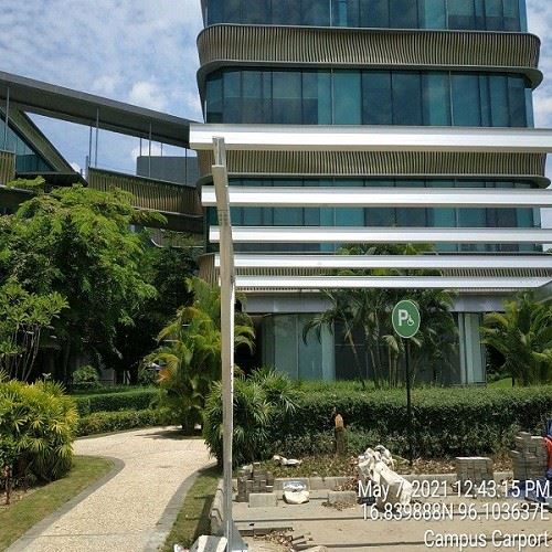 Solar Panel Car Roof Rack Mount