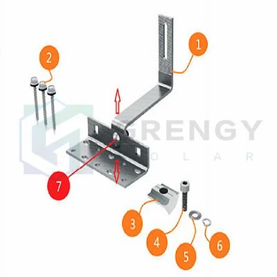 solar panel mounting structures