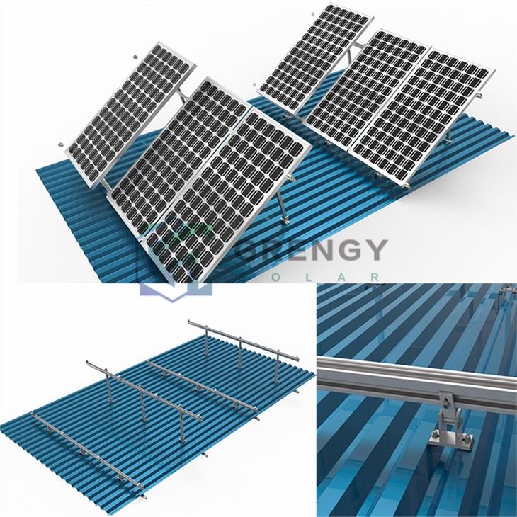 Neigungsverstellbares Solar-Metalldach-Montagesystem