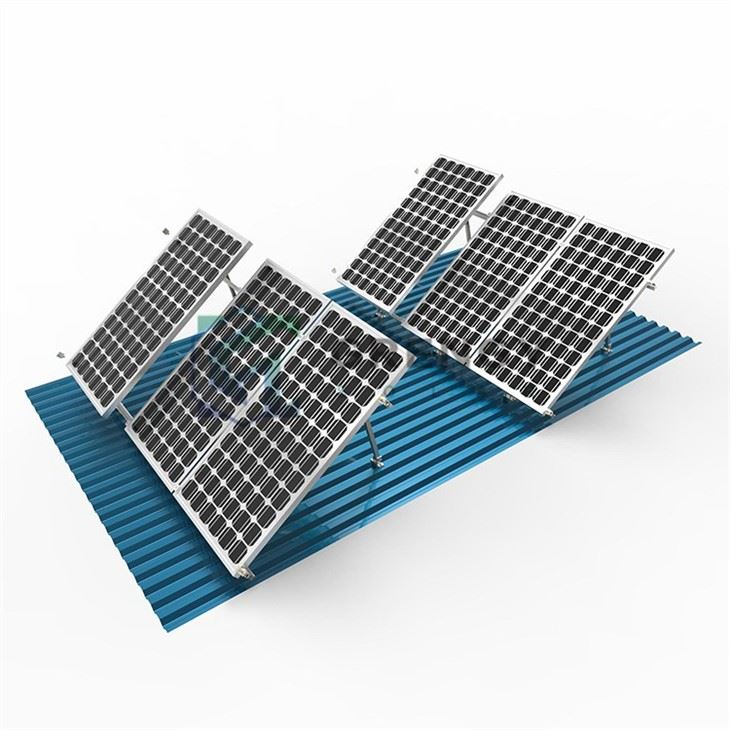 Adjustable Tilt Solar Metal Roof Mounting System