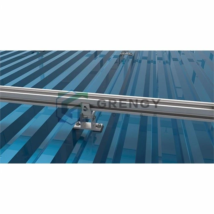 Adjustable Tilt Solar Metal Roof Mounting System