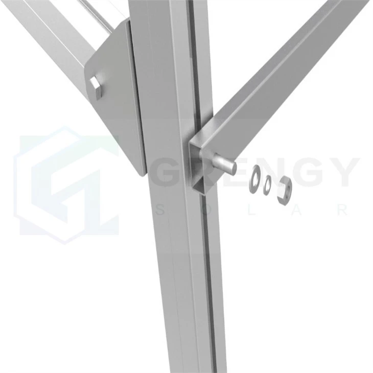 support component of solar farm racking