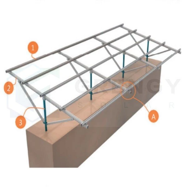 Bodensolarmontagestrukturen