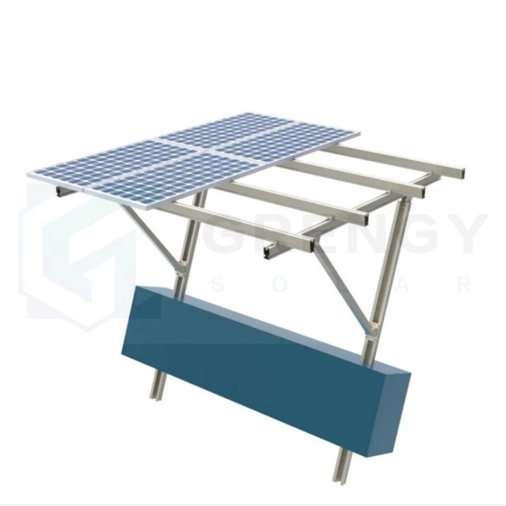 Rammpfahl-Boden-Solarmontagesystem