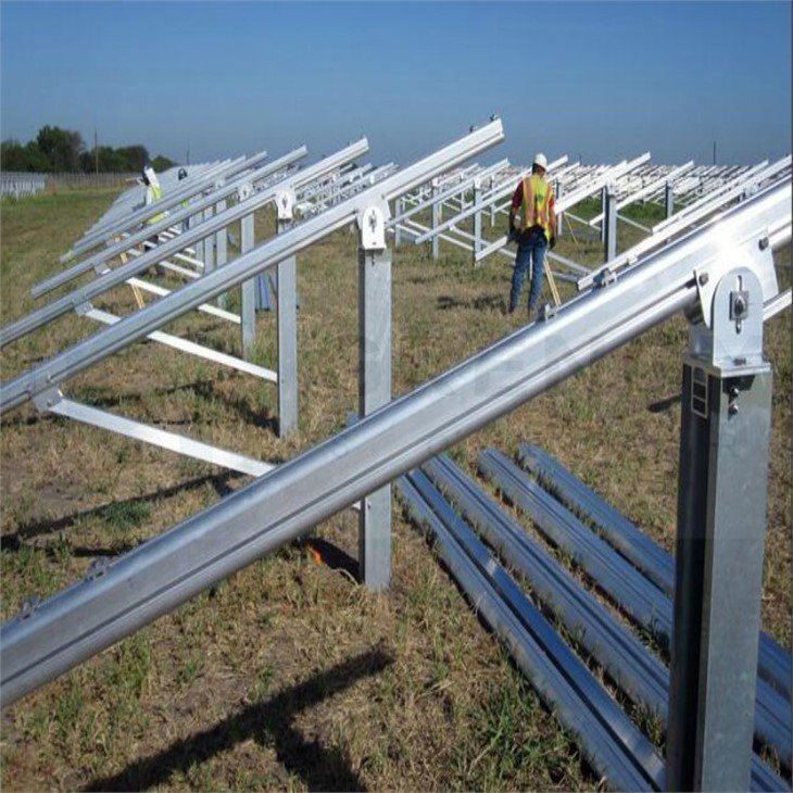 pile ground solar mounting system