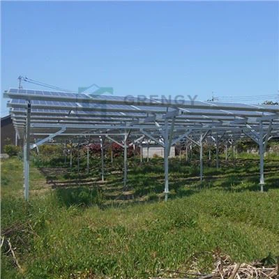 Solarpark-Bodenmontagestrukturen