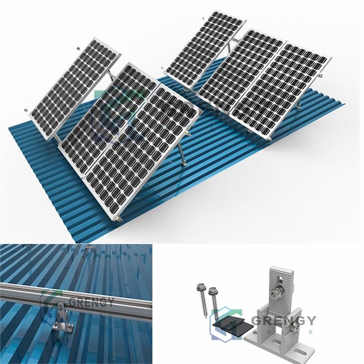 Einstellbare Neigungskits Metalldach-Solarmontagesystem