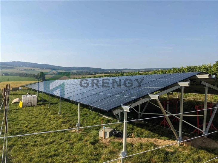 Solar Agricultural Greenhouse Mounting Bracket System