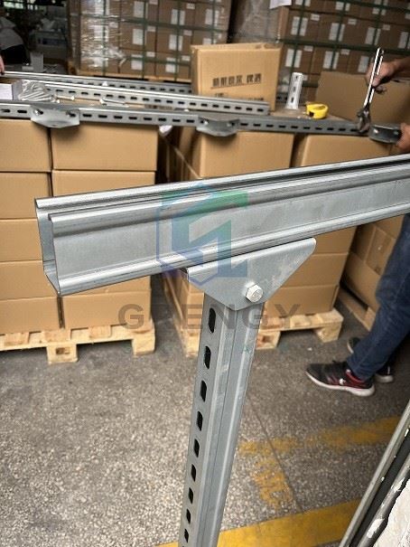 Steel Solar PV Ground Mounting Supports Systems