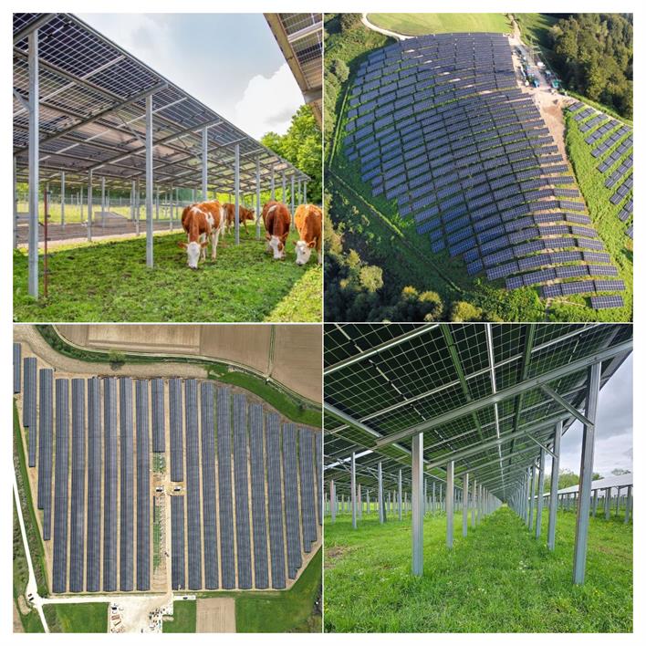 Solar Ground Ramming Pile Mounting System