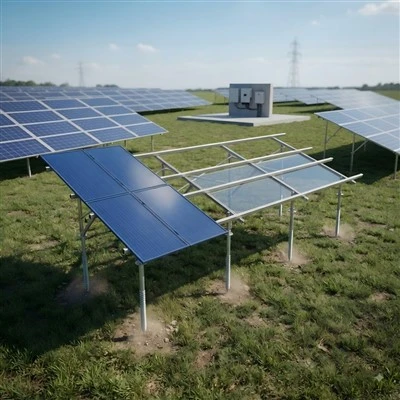 Photovoltaik-Erdungshalterung aus Aluminium