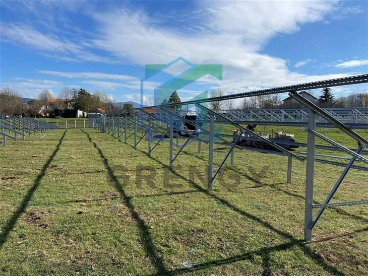Solar Ground Ramming Pile Mounting System